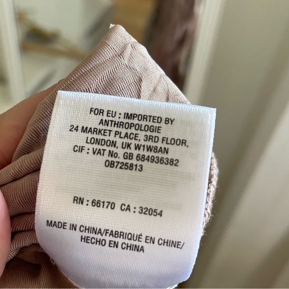 Anthropologie | meadow rue crushed velvet pink floral sleeves blouse 🌸 - Picture 6 of 9